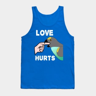 Love Hurts Meyers Parrot Tank Top